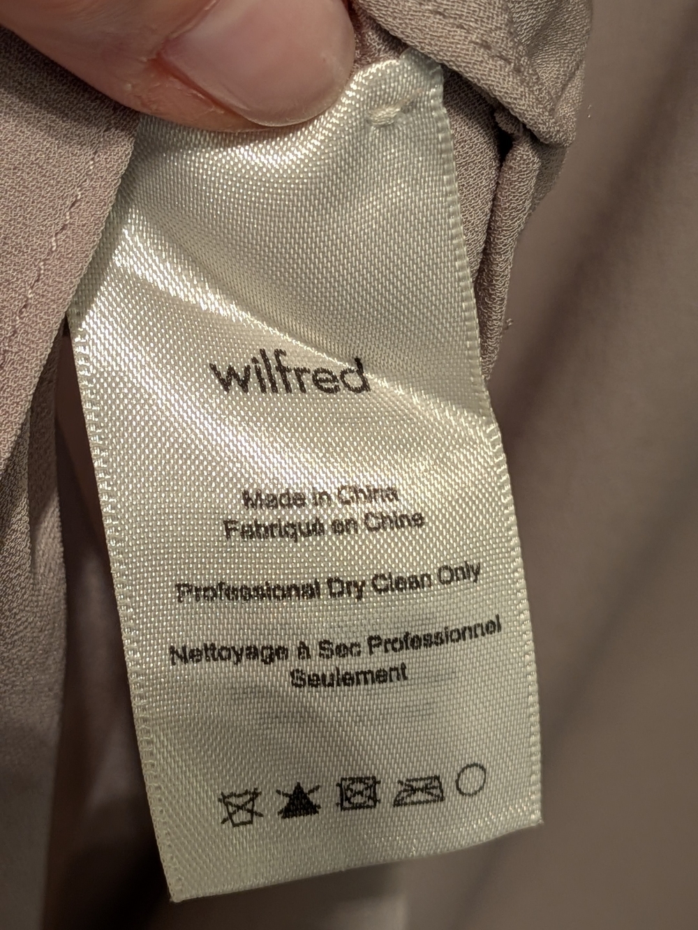 Classy Wilfred Taupe Sleeveless Button-Down Shift Dress - Picture 6 of 7